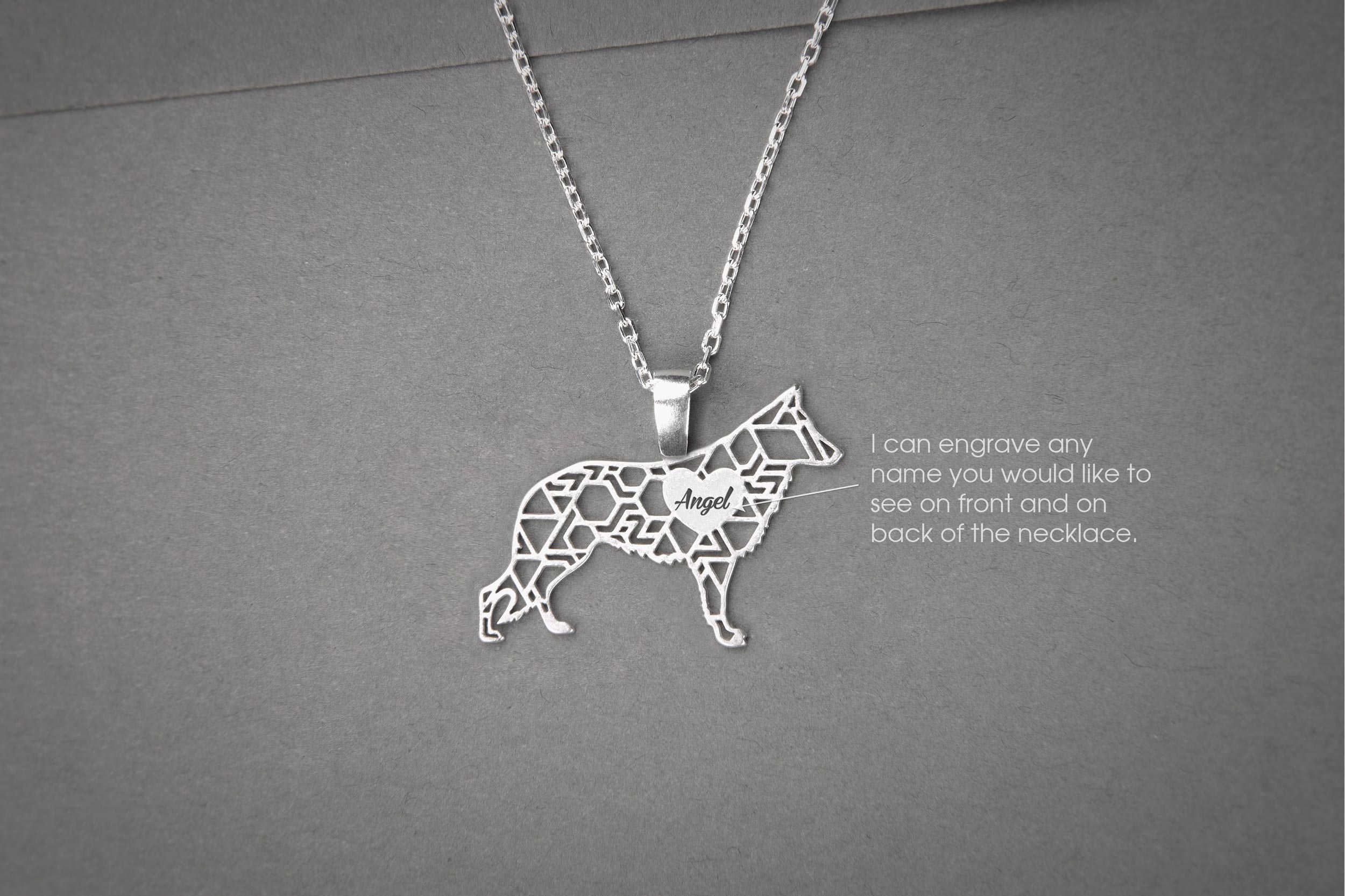 WEVENI Acrylic German Shepherd Dog Necklace Pendant Chain Choker Unique  Animal Jewelry For Women Girls Pet Lovers Gift Wholesale From Jutie, $21.83  | DHgate.Com
